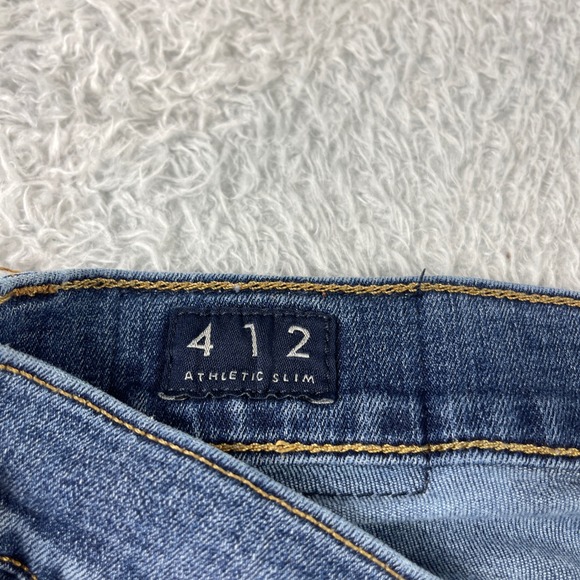 Lucky Brand 412 Athletic Slim Jeans Medium Wash Men's W32 L32 - Picture 4 of 14